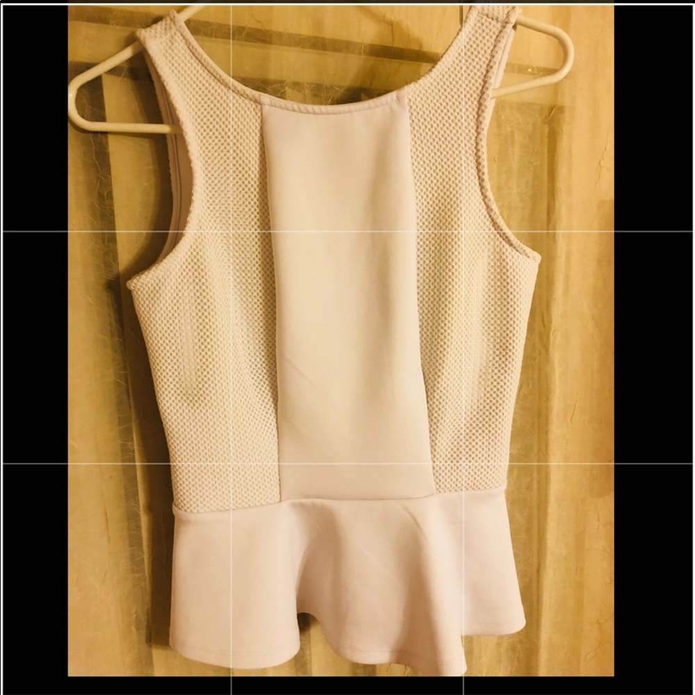 Guess top with ruffle bottom.